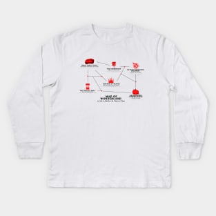 Heartless Map Kids Long Sleeve T-Shirt